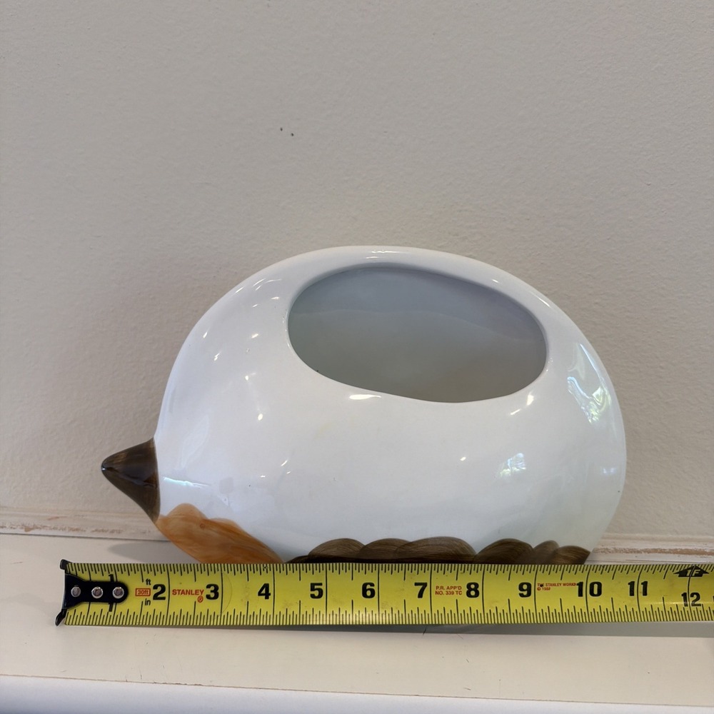 Cat Vase Planter Brown Eyed Chubby Body Mid Century Modern - Picture 4 of 8